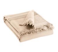 VIVARAISE Drap hammam Cancun galet - 90 x 180 cm