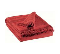 Serviettes et gants de toilette Vivaraise CANCUN Rouge 90x180 cm