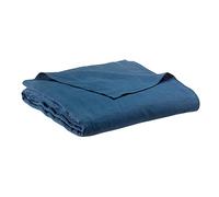 Vivaraise - Drap Plat réversible Zeff - pour lit Double 2 Personnes 240x300 cm - Linge 100% Lin lavé Stonewashed - Toucher Doux - Tendance bohème Chic