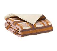 VIVARAISE Edredon imprimé Taho cuivre - 85 x 200 cm