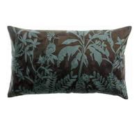 Vivaraise Housse de coussin brodée Raki Carbone