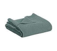 Vivaraise Jeté de lit 240/260 Maia 100% Coton Vert Gris