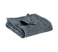 Vivaraise - Jeté de lit et de canapé Tana - Couverture d'appoint, Couette légère réversible - 100% Coton lavé Stonewashed - Tissage nid d'abeille