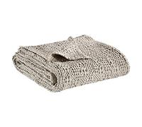 Vivaraise - Jeté de lit et de canapé Tana - Couverture d'appoint, Couette légère réversible - 100% Coton lavé Stonewashed - Tissage nid d'abeille
