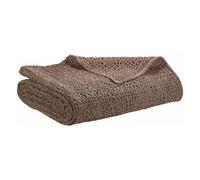 Vivaraise - Jeté de lit et de canapé Tana - Couverture d'appoint, Couette légère réversible - 100% Coton lavé Stonewashed - Tissage nid d'abeille