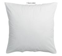 Vivaraise Linco Taie d’oreiller blanc - 65 x 65 cm