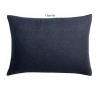 Vivaraise Linco Taie d’oreiller bleu marine - 50 x 75 cm