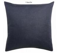 Vivaraise Linco Taie d’oreiller bleu marine - 65 x 65 cm