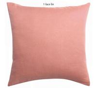 Vivaraise Linco Taie d’oreiller rose poudré - 65 x 65 cm