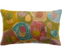 Vivaraise Nestor Coussin brodé minéral - 30 x 50 cm