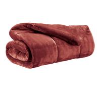 VIVARAISE Plaid Betender géranium - 225 x 260 cm