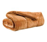 VIVARAISE Plaid Betender ocre - 225 x 260 cm