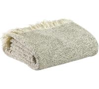 Vivaraise ~ Plaid chiné Jane en Polyester recyclé/Coton Coloris Olive 130x160
