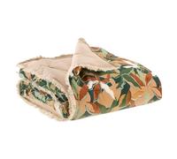 Vivaraise Plaid imprimé Alina petrole 135 x 200 cm