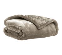 VIVARAISE Plaid Michka galet - 220 x 240 cm