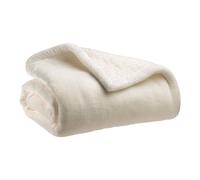 VIVARAISE Plaid Michka neige - 180 x 220 cm