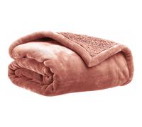 VIVARAISE Plaid Michka terracotta - 220 x 240 cm