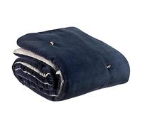 Vivaraise - Plaid Points noués Elise - 140x200 cm - 100% Coton - Couverture d'appoint Chaude, jeté de canapé Doux