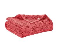 Vivaraise - Plaid Tana - 140x200 cm - Couverture d'appoint Chaude, jeté de canapé Doux - 100% Coton Stonewashed - Tissage nid d'abeille