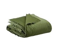 Plaid uni Fara Eucalyptus Vert Eucalyptus 135 x 200 cm