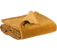 Vivaraise Plaid uni Fara safran - 135 x 200 cm