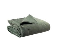 Vivaraise Plaid uni Fara thym - 135 x 200 cm