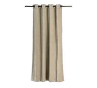 Vivaraise - Rideau occultant Fara - 135x280 cm - Habillage fenêtre - Filtre la lumière - Panneau tissé 100% Velours de Coton - Œillets en métal - Finition à Franges