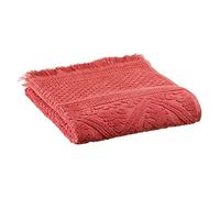 Vivaraise - Serviette de Toilette Zoé - 50x100 cm - Tissu éponge 100% Coton Absorbant - Motif Jacquard élégant