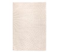 Vivaraise Tapis recyclé Ewan Ivoire 160 x 230 x 2 cm