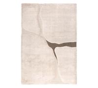 VIVARAISE Tapis recyclé Yan neige - 160 x 230 x 2 cm