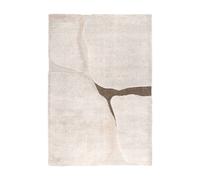 VIVARAISE Tapis recyclé Yan neige - 160 x 230 x 2 cm