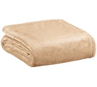 Vivaraise Plaid recyclé Théo Naturel 130 x 160 cm