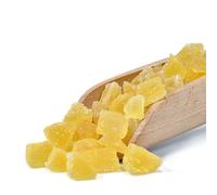Vivarini Ananas confits 100g | Saveur douce et exotique | En-cas sain | Complément au thé, au yerba mate, aux plats et aux desserts | Source précieuse de nutriments | Ananas confits en cubes | 0,1kg