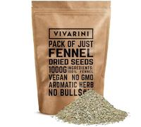 Vivarini Fenouil 1kg | Goût de plantes et arôme profond | Ajouter aux infusions - thé et yerba mate et aux plats | Graines de fenouil | 1000g