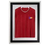 Vivarti DIY Adulte 3D Monté Chemise de sport Cadre d’affichage 60 x 80cm - Cadre blanc, monture noire, carte de soutien blanche