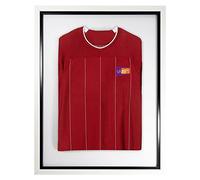 Vivarti DIY Adulte Standard Sports Shirt Display Frame 60 x 80cm - Cadre blanc, Cadre intérieur noir, carte de soutien blanche