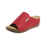 VivaStep Pantoufles pour femme avec bout ouvert - Pantoufles ergonomiques antidérapantes pour la vie quotidienne, les vacances et la détente