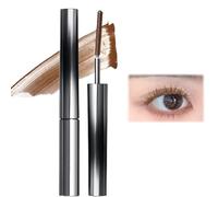 Vivavogue Lash, Vivavogue Waterproof Mascara, Vivavogue Iron Curling Mascara, 3D Curling Eyelash Iron Mascara, Bristle Less Iron Brush Mascara, Long-Lasting and Smudge-Free (Brown-B)