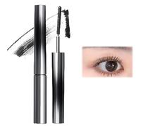 Vivavogue Lash, Vivavogue Waterproof Mascara, Vivavogue Iron Curling Mascara, 3D Curling Eyelash Iron Mascara, Bristle Less Iron Brush Mascara, Long-Lasting and Smudge-Free (Black-B)