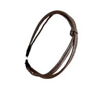 VIVAZYTGH Bandeau en cuir simple rétro for femme, bandeau torsadé, bandeau de tempérament, lavage du visage, lot de cheveux, épingle à cheveux de luxe for fille(4)