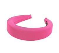VIVAZYTGH Bandeaux rembourrés for femmes, bandeau coréen en éponge de couleur unie, cerceau large for cheveux sur le côté, accessoires for cheveux for filles(Dark pink)