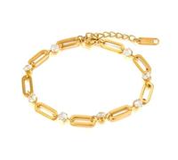 VIVAZYTGH Bracelet géométrique en Acier Inoxydable for Femme, Niche Tendance, Design de Haute qualité, Accessoires en Zircon