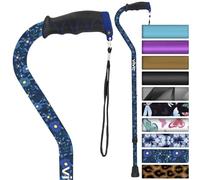 Vive Canne de marche - Pour homme et femme - Portable et réglable - Légère et robuste - Aide à la mobilité réduite pour l'arthrite, les personnes âgées, les personnes âgées et les handicapés (floral