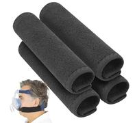 Vive CPAP Lot de 4 housses de masque - Oreiller universel, lavable en machine - Coussin facial pour utilisateurs de couvre-chefs - Accessoires - Réduit la pression, les marques rouges des joues et