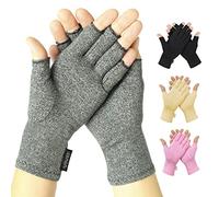 Vive Gants de compression pour homme et femme avec doigts ouverts pour soulager les douleurs articulaires arthritiques et rhumatoïdes Taille S