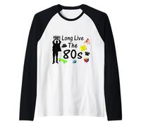Vive la Culture des années 80 Manche Raglan
