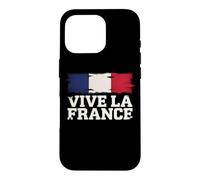 Vive La France Drapeau Français Touristique Vacances Grunge Coque pour iPhone 16 Pro