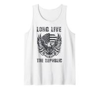 Vive la République Drapeau US Débardeur