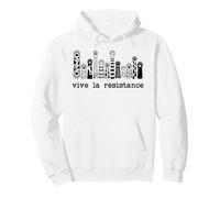 Vive La Resistance Protest Sign,Resist Cat Paw Womens Rights Sweat à Capuche