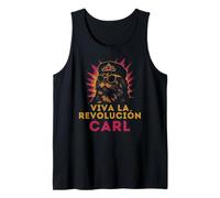 Vive la révolution Carl Funny Cat Débardeur